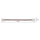 Flexible connector of single-color LED strips 8 mm, 2 pins, for 120x3528