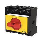 P3 On-off switch, 80 A,Service distribution board mounting, 4 pole, Fo