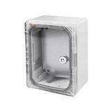 Cabinet MAGNA 39123-T, 280x210x130mm, transparent door, IP65