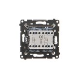 Splash-proof intermediate switch, IP54, 10AX, Screw, white