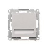LED luminaire, 230V, matt aluminum