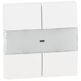 QUADRUPLE ROCKER WHITE