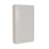 3X12M SURFACE CABINET WHITE DOOR EARTH + X NEUTRAL TERMINAL BLOCK