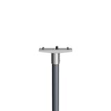 Pole mounting L 346 B 112 H 154 d 76 colour: silver