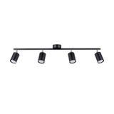 CEILING LAMP LEMMI 4L BLACK GU10 4X10W IP20