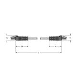 Industrial Ethernet Cable Extension Cable   RJ45S RJ45S 841-10M