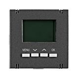 Digital thermostat - top part, heating/cooling, anthracite