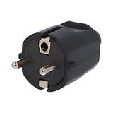 Plug 1105-N IP20, PVC, black