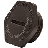 Plug Hexagonal ATEX EXE Polyamide 6 with 25 Percent Glass Fibre M50 Bl