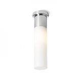 EIGHT ceiling opal-colored glass/chrome 230V LED E27 11W IP44