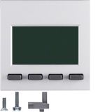 Info display, KNX - S.1, p. white glossy