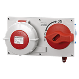 Receptacle DUO, 32A4p 3h400-440V
