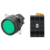Pushbutton A22NL Ã˜22, bezel plastic, FLAT, MOMENTARY, CAP COLOR Transp A2226548M