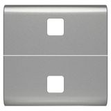 REPLACEABLE BUTTON KEY FOR AXIAL COMMANDS - TO BE COMPLETED WITH 2 LENS - 2 MODULES - TITANIUM - CHORUSMART