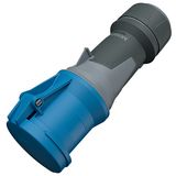 Coupling contact plug 63A 3P 6H 230V HW/VN IP44 PowerTOP Xtra