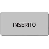 Adhesive label "INSERITO"