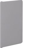 End cap made of PVC for slotted panel trunking BA6 80x120mm stone grey