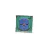 Single button for switches and push buttons, graphite mat