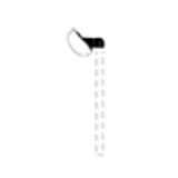 CHIP CORNER BRACKET FOR 60MM MAST BLACK
