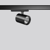 DEECOS S mini track-in, 29 W, 3800 lm, 940, black, on/off Surface moun