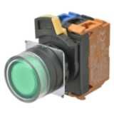 Pushbutton A22NL Ã˜22, bezel plastic, FULL GUARD, Alternate, CAP COLOR A2222002H