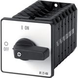 T5-6-15893/E Star-delta switches, T5, 100 A, flush mounting, 6 contact unit(s), Contacts: 11, 60 °, momentary/maintained, With 0 (Off) position, With spring-return