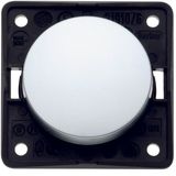 On/off switch, Integro - Design Flow/Pure, chrome matt, galvanised