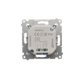 Two-pole switch, (module), 10AX, quick connection, Silver matt, metalic