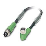 SAC-3P-M 8MS/10,0-PUR/M 8FR - Sensor/actuator cable