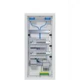 HAG VU48BV2 small voltage UPS 4x12PLE IP30, wired and equipped with 2 residual current circuits, surge protection