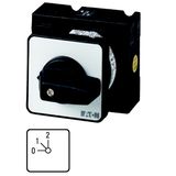T3-3-8314/E Step switches, T3, 32 A, flush mounting, 3 contact unit(s), Contacts: 6, 45 °, maintained, With 0 (Off) position, 0-2, Design number 8314