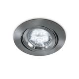 BRUSHED CHROME GU10 10W