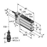 Photoelectric Sensor Bifurcated Retroreflective Sensor   SLM10B6QPMA