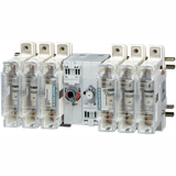 Fuse combination changeover 4P 250A for knife-edge fuse size 1. NF&DIN