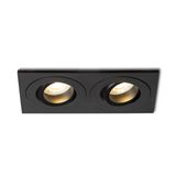 GALO II recessed black 230V LED GU10 9W IP65