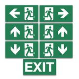 Symbols for the Shield light: right, left, down, up and EXIT