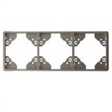 TRIPLE HORIZONTAL FRAME SILVER