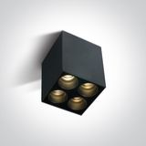 BLACK 10W WW IP20 230V DARK LIGHT