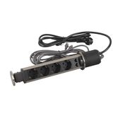 Tower 60 4 SOCKETS SCH + 2 RJ45 CAT6 FTP WITH 2M cord