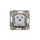 Triple switch, (module), 10AX, quick connection, cream white/electro white