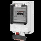 WCD 63A5P 6H400V IP67 with automatic switch