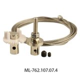 Set for suspension and power supply for ZX (2x terminal 2x handle 2x cable 1.5 m)