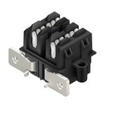 PCB plug-in connector, female header, Cable gland, Pitch in mm (P): 42.50 mm, Number of poles: 2, 90°, Box