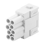 Signal module, 400 V, 16 A, Number of poles: 8, PUSH IN with actuator, Female, Required plug-in slots: 1
