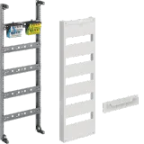 Distribution panel, univers Z, height 750mm, 5-row, 1-field, PE/N vertical