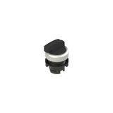 Long handle selector, 3 positions black with marking