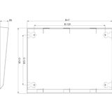 Spacial SF/SM canopy - 1200x400 mm