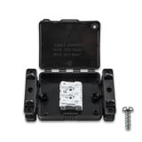 Installation box for connecting lights, 2x input, 1x output, 3 poles (L/N/PE)