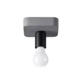 CEILING LAMP TAVO 1 GREY E27 1X15W IP20