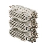 HDC insert, Female, 250 V, 16 A, Number of poles: 16, Crimp connection, Size: 5